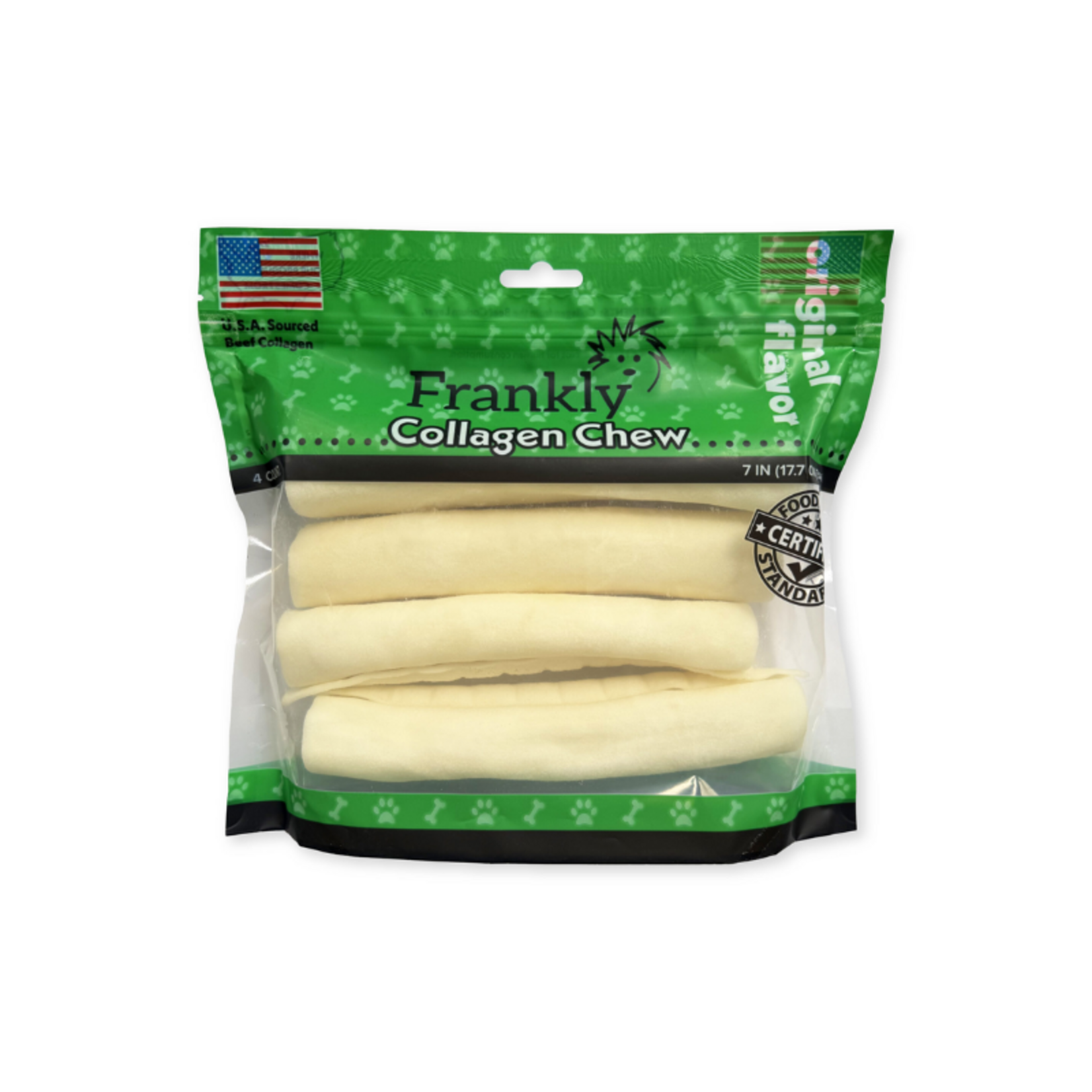 Frankly 4-pack - Retriever Roll - Beef Collagen Chew - Frankly :