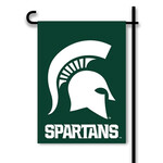 BSI Michigan State Spartans Garden Flag Spartan Logo