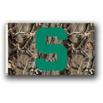 BSI Michigan State Spartans Flag 3'x5' Real Tree Camo