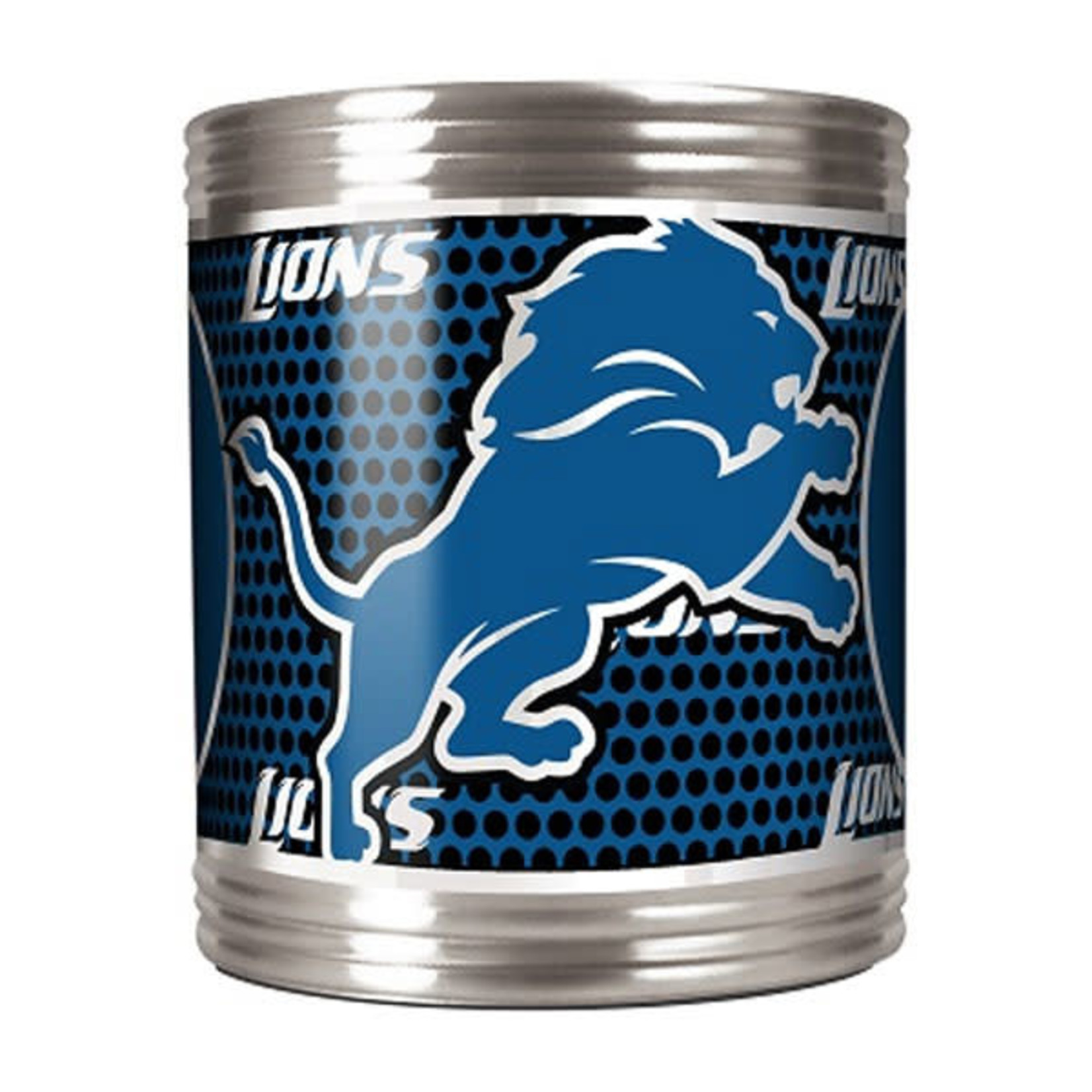 BSI NFL Detroit Lions Can Cooler Stainless Koozie