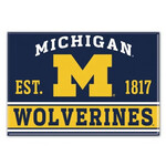 Wincraft Michigan Wolverines Magnet 2.5''x3.5'' Metal EST 1817