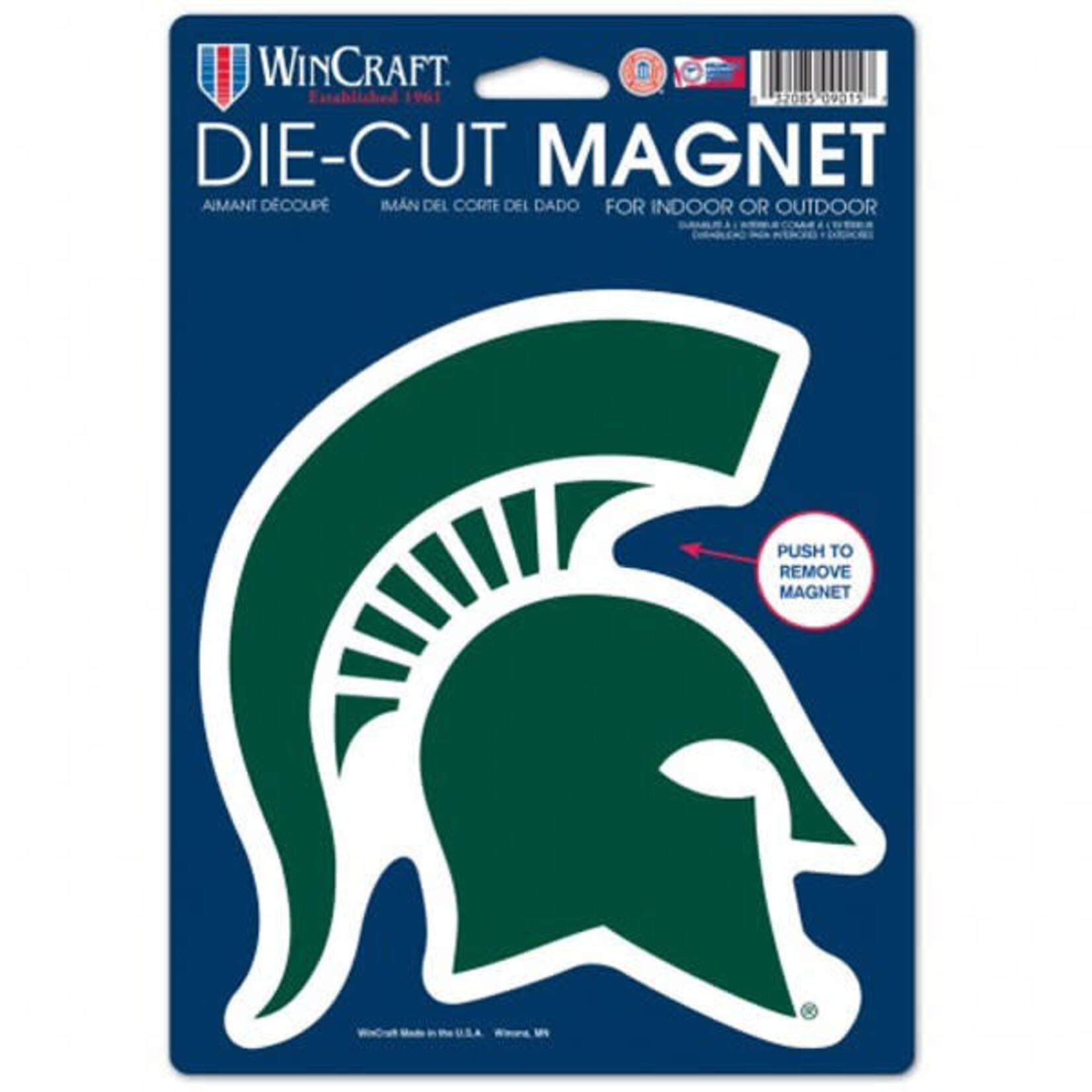 Wincraft NCAA Michigan State Spartans Magnet 6.25''x9'' Spartan Logo