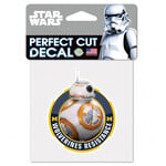 Wincraft Michigan Wolverines Decal Perfect Cut 4''x4'' Str Wars BB-8