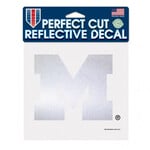 Wincraft Michigan Wolverines Decal Perfect Cut 6''x 6'' Reflective M Logo