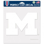 Wincraft Michigan Wolverines Decal Perfect Cut 8''x8'' M Logo White
