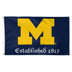 Wincraft Michigan Wolverines Flag 3'x5' Deluxe Established 1817
