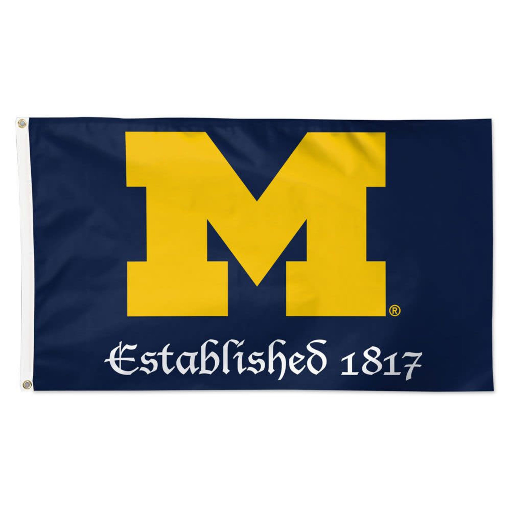 Wincraft NCAA Michigan Wolverines Flag 3'x5' Deluxe Established 1817
