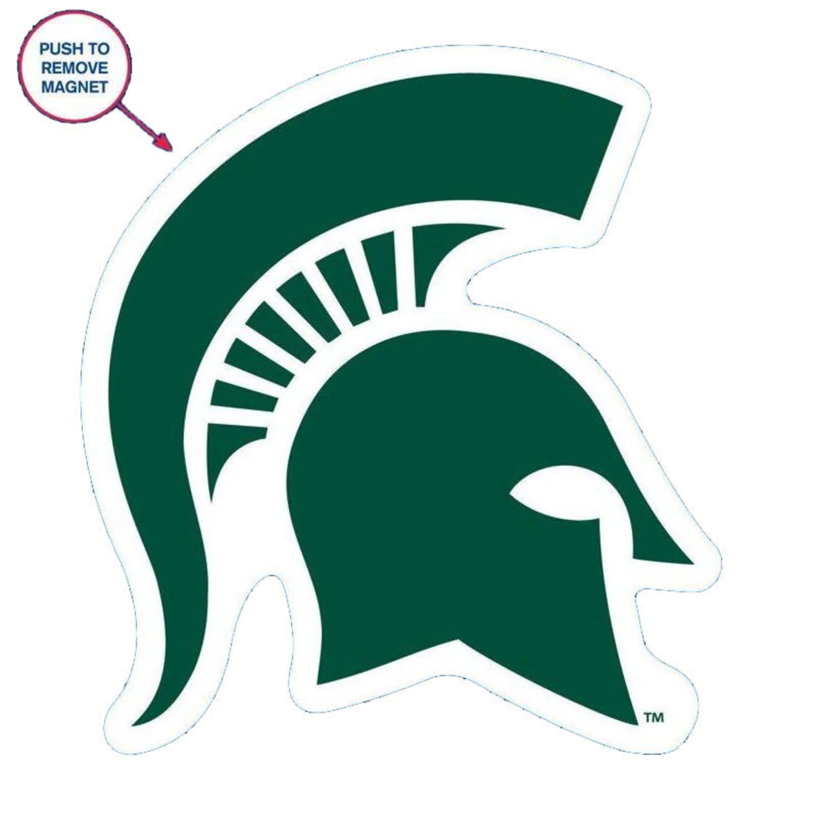 Wincraft NCAA Michigan State Spartans Die-Cut Magnet 6'' x 6''