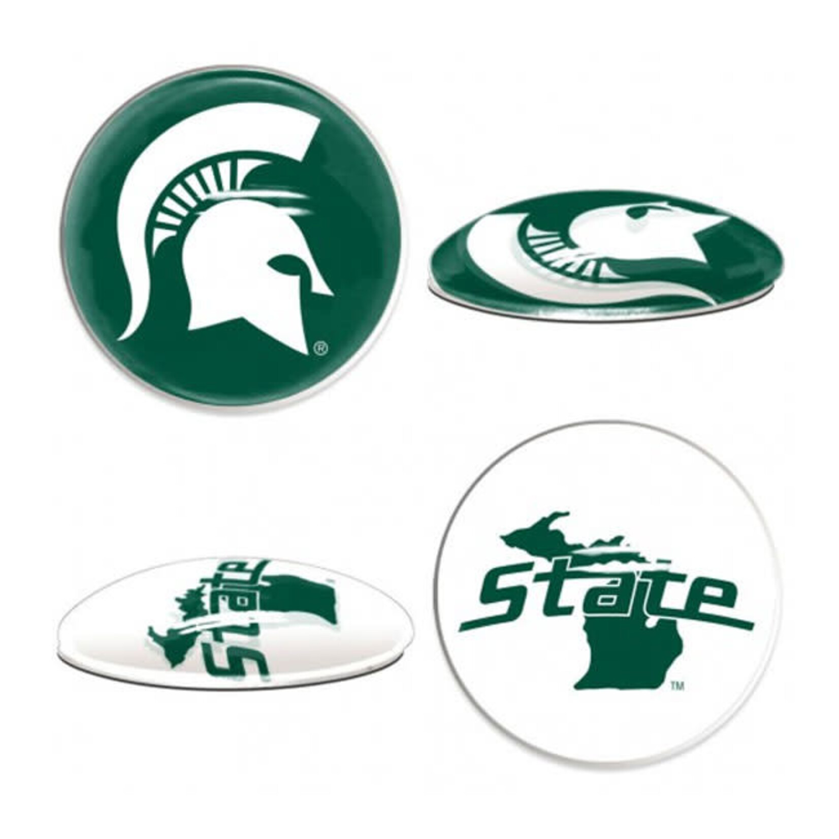 Wincraft NCAA Michigan State Spartans Magnet Sports Dots 2-Pack