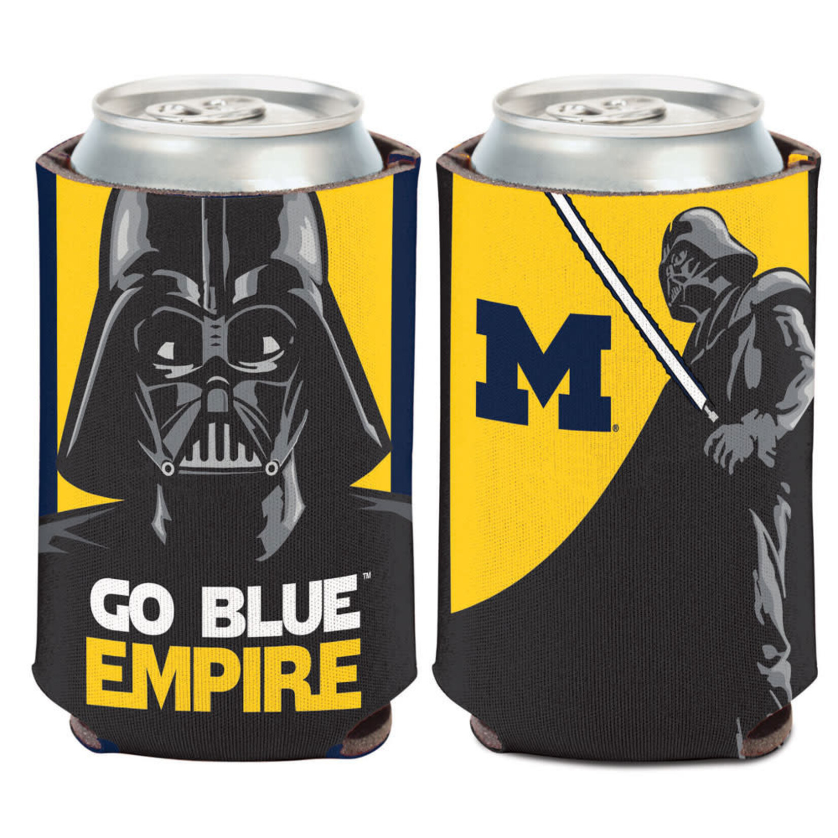 Wincraft NCAA Michigan Wolverines Can Cooler 12oz Star Wars Darth Vader
