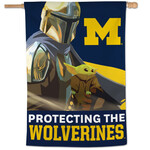 Wincraft Michigan Wolverines Banner 28''x40'' Star Wars Mandalorian Protecting