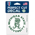 Wincraft Michigan State Spartans Perfect Cut Decal 4''x4'' College Vault