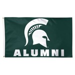 Wincraft Michigan State Spartans Flag 3'x5' Deluxe Alumni Spartan Logo