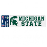Wincraft Michigan State Spartans Perfect Cut Decal 3''x10'' Spartans Stacked Logo