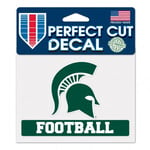 Wincraft Michigan State Spartans Perfect Cut Decal 4.5" x 5.75" Spartans Football