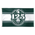 Wincraft Michigan State Spartans Flag 3'x5' Deluxe 125th Anniversary