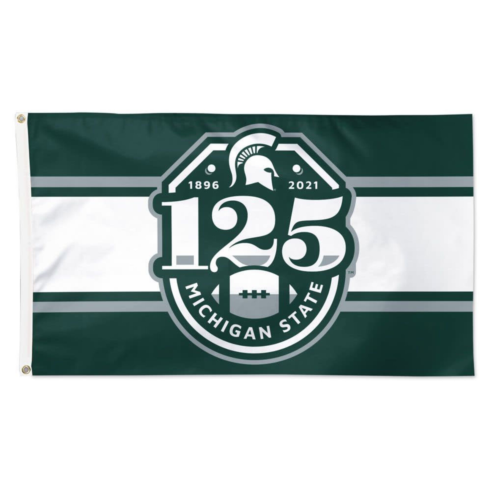 Wincraft NCAA Michigan State Spartans Flag 3'x5' Deluxe 125th Anniversary