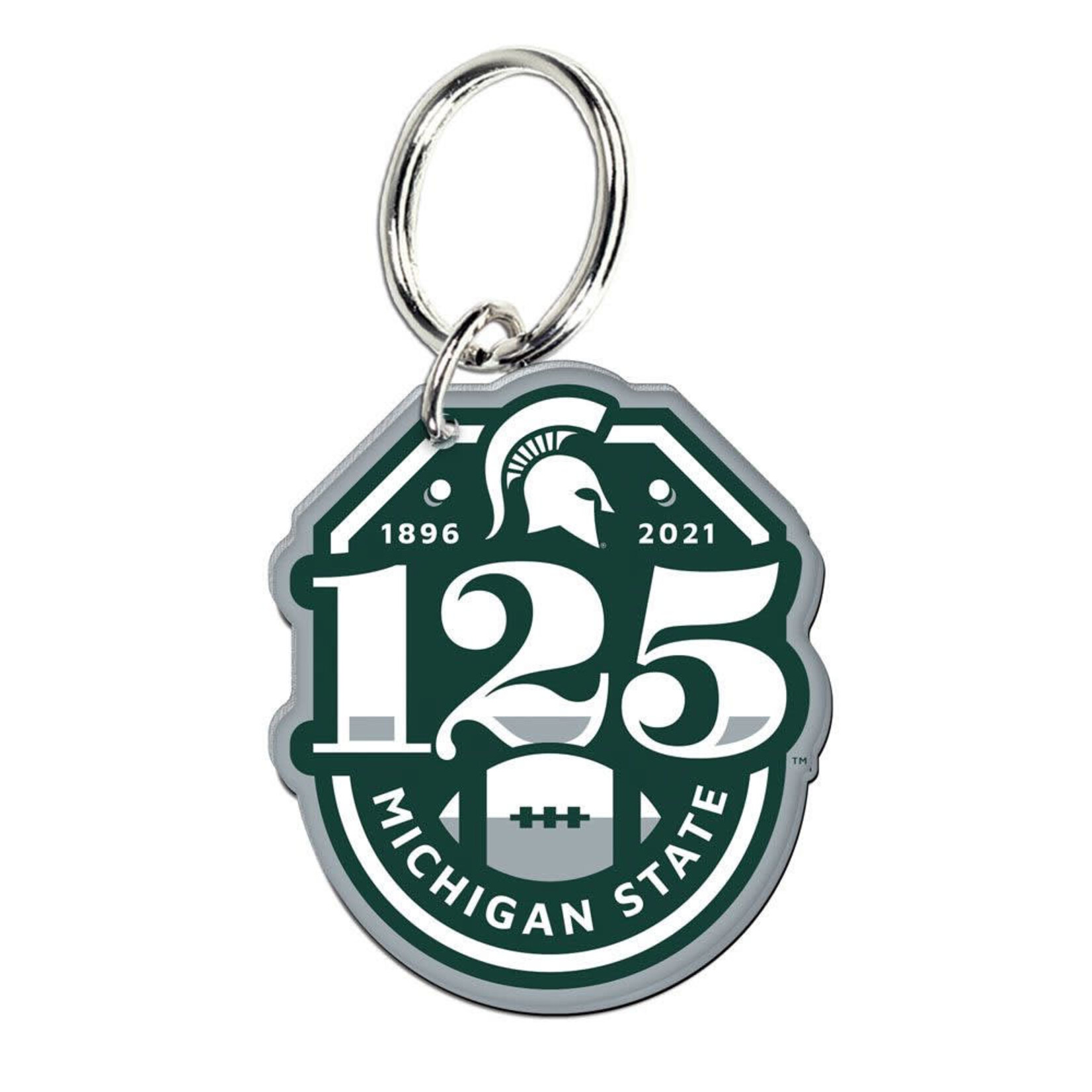 Wincraft NCAA Michigan State Spartans Keychain 125th Football