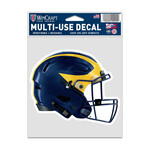 Wincraft Michigan Wolverines Decal Multi-Use 3.75''x5'' Football Helmet