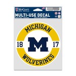 Wincraft Michigan Wolverines Decal Multi-Use 3.75''x5'' Michigan Fan Patch