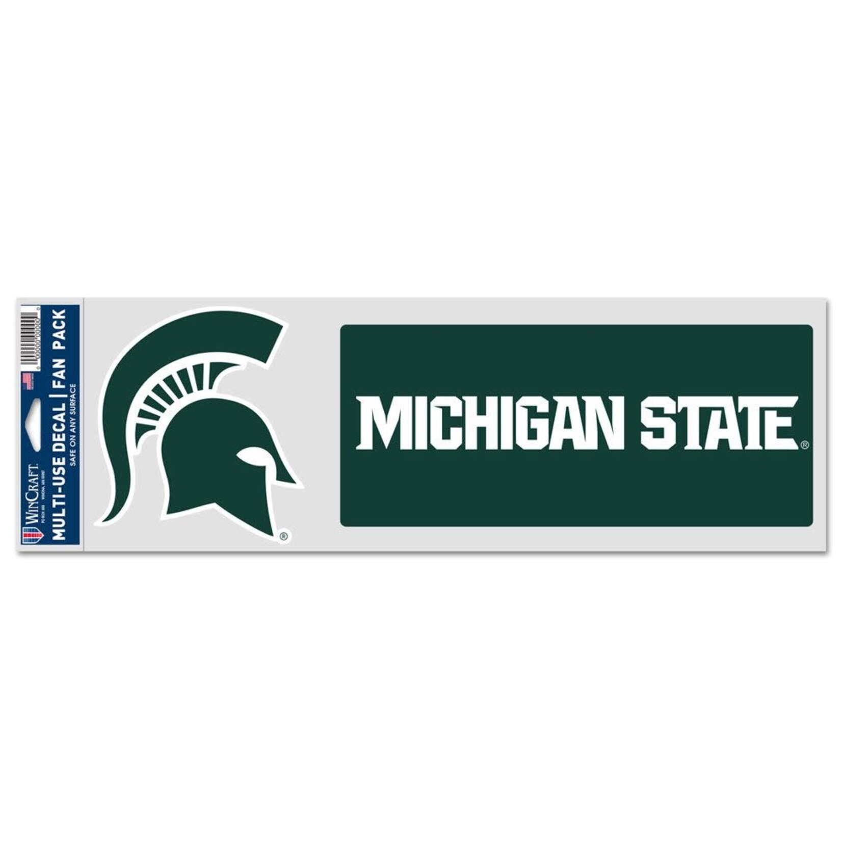 Wincraft NCAA Michigan State Spartans Decal Multi-Use Spartans Fan 2-Pack