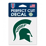 Wincraft Michigan State Spartans Perfect Cut Decal 4"x4" Spartan Logo