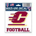 Wincraft Central Michigan Chippewas Decal 3''x4'' CMU Football