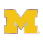 Wincraft Michigan Wolverines Decal Metallic 6''x6'' Michigan Logo