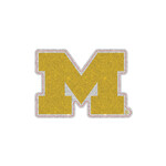 Wincraft Michigan Wolverines Decal Glitter 3''x5'' Michigan Logo