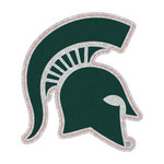 Wincraft Michigan State Spartans Decal Glitter 3''x5'' Michigan Logo
