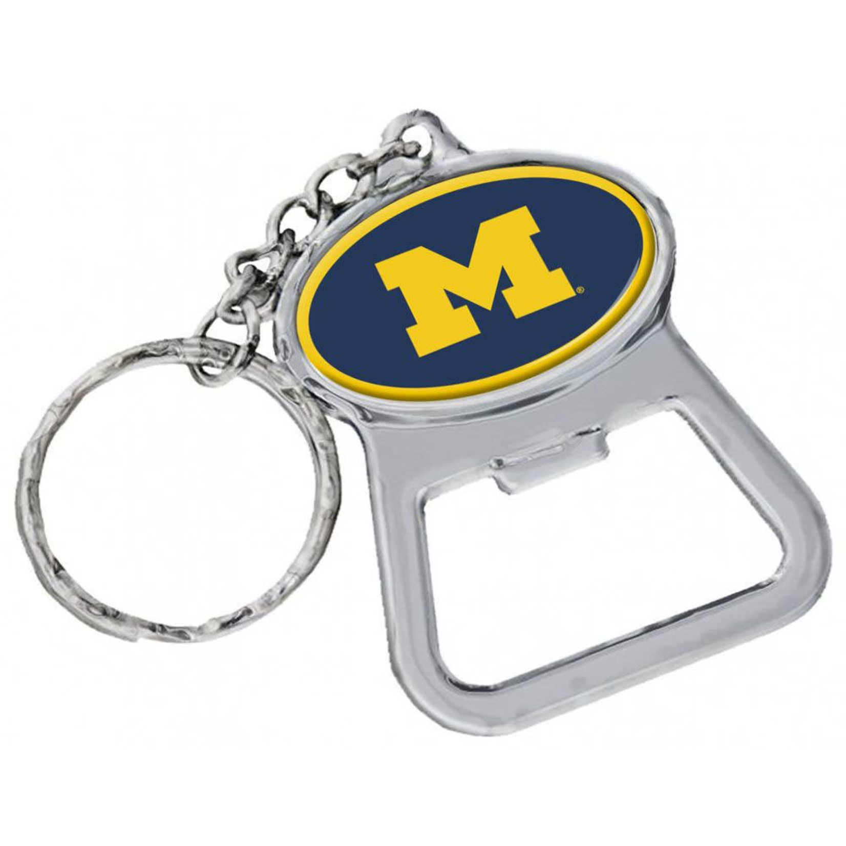 NCAA Michigan Wolverines Keychain Bottle Opener Michigan Logo