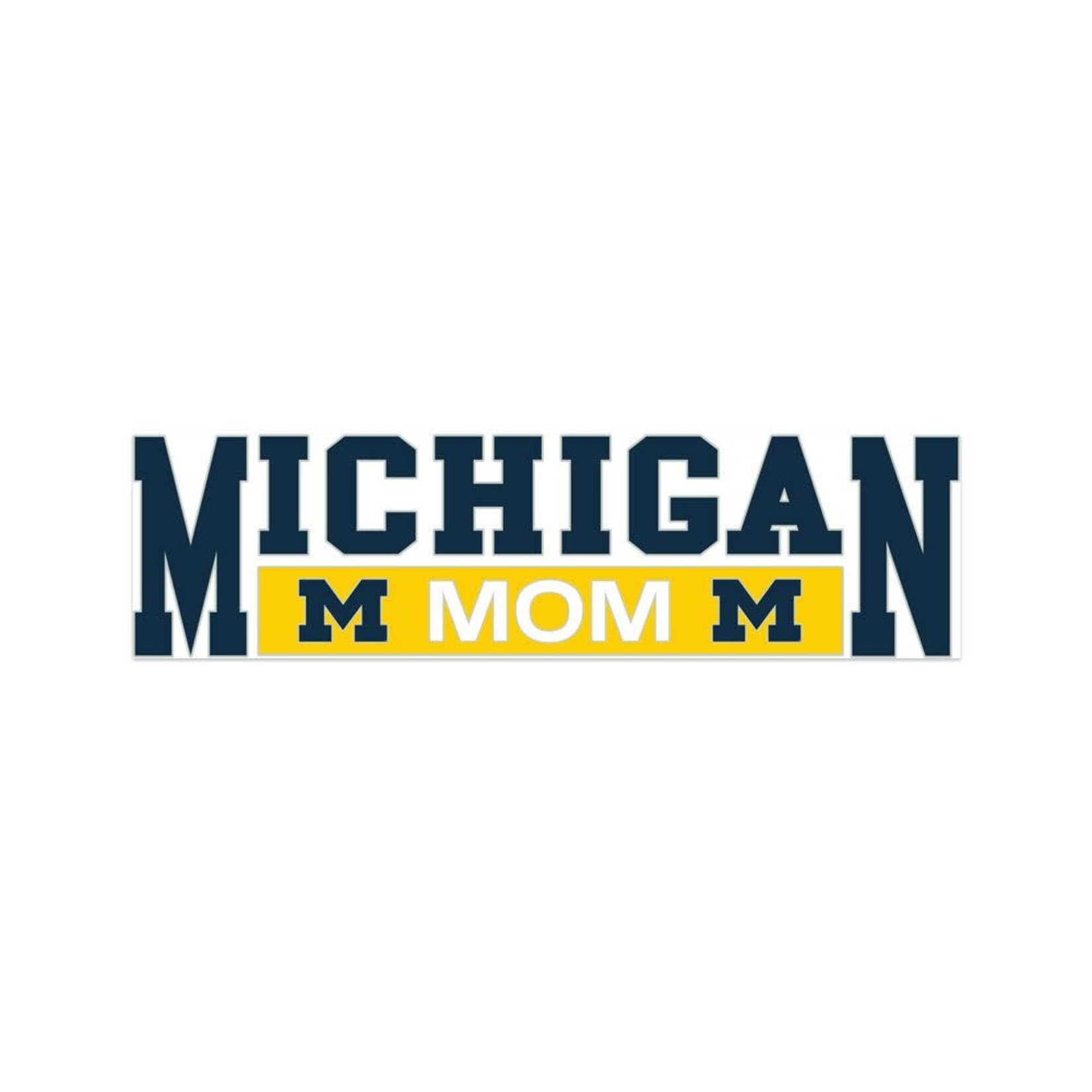 NCAA Michigan Wolverines Decal 3''x10'' MOM