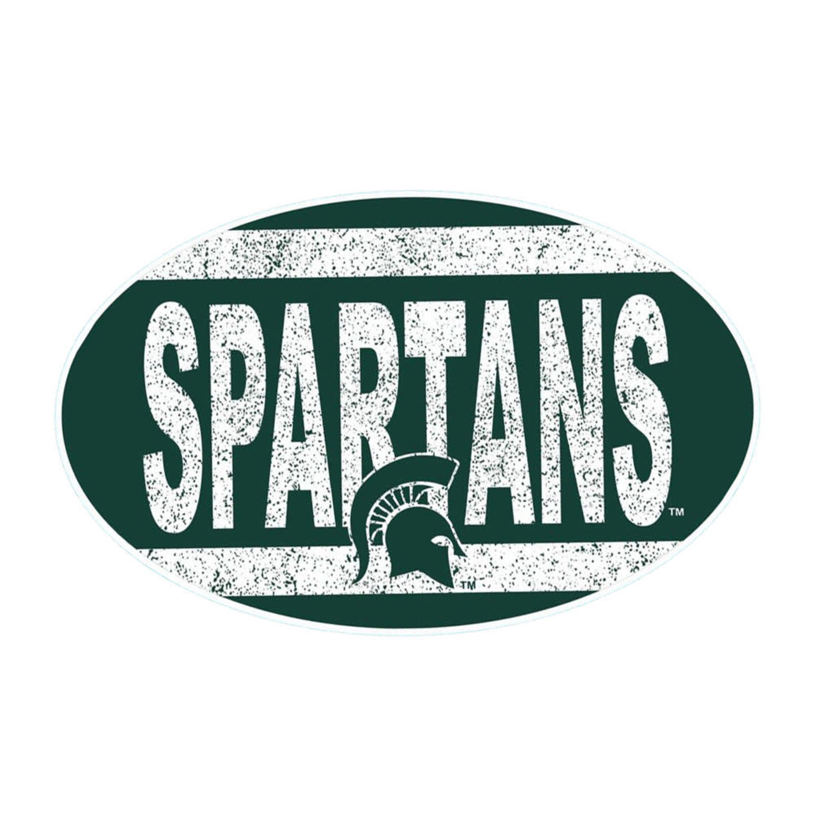 NCAA Michigan State University  Decal Movable 6''x6'' Spartans Vintage