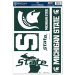 Wincraft Michigan State Spartans Decal Multi-Use 11"x17" Sheet of 5
