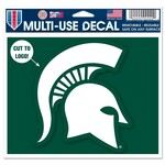 Wincraft Michigan State Spartans Decal Multi-Use 5''x6'' Spartan cut to logo