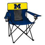 Logo Brands Michigan Wolverines Elite Chair