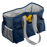 Logo Brands Michigan Wolverines Bag Junior Caddy Crosshatch