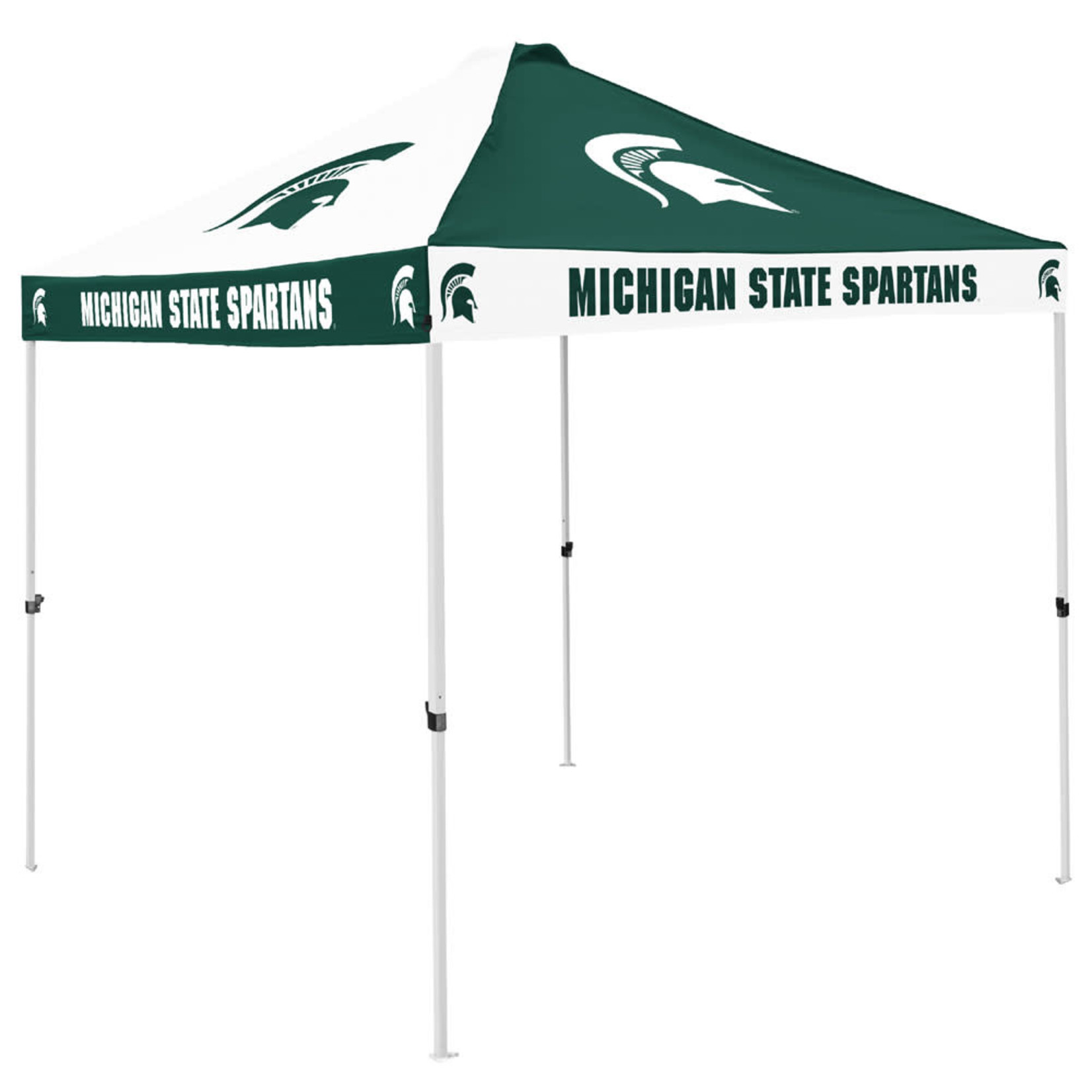 Logo Brands NCAA Michigan State University Tent Canopy Checkerboard 9'x9'