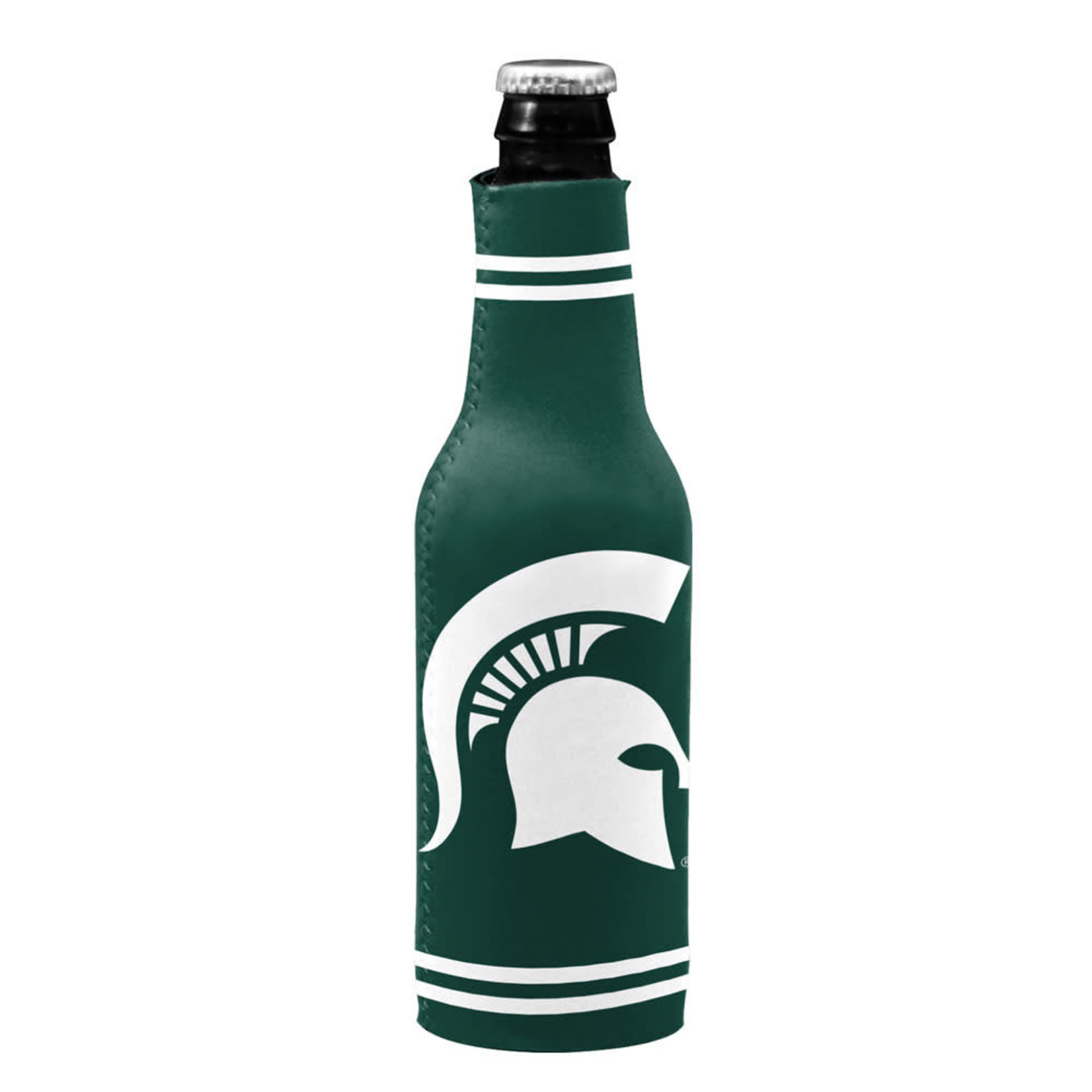 Logo Brands NCAA  Michigan State University Spartan Bottle Koozie.