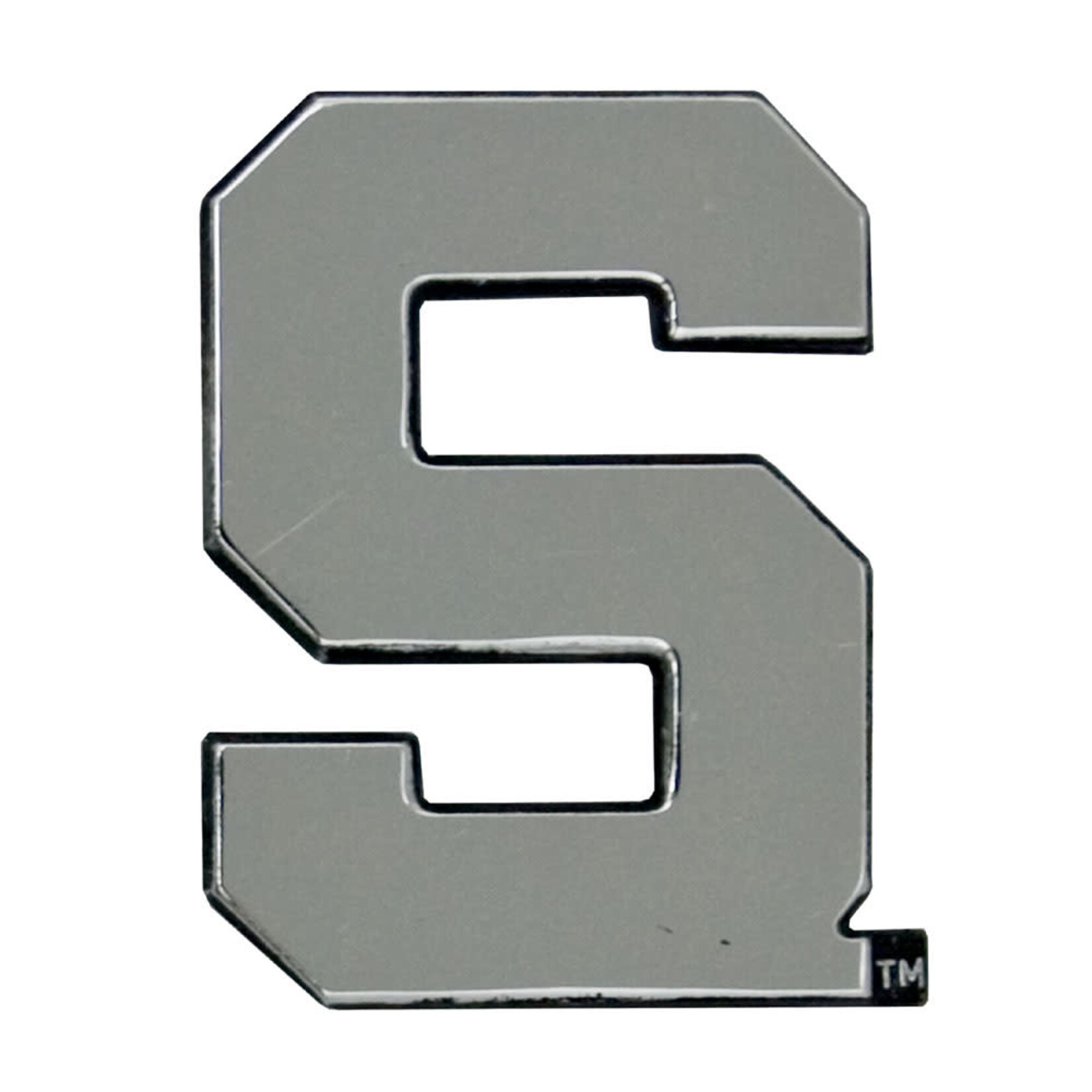 NCAA Michigan State University  Auto Emblem Metal ''S''