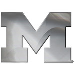 Michigan Wolverines Auto Emblem M Logo Metal