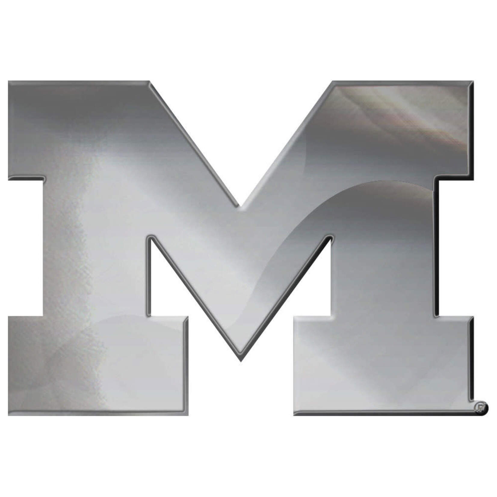 NCAA Michigan Wolverines Auto Emblem M Logo Metal