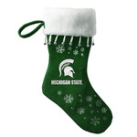 Topperscot Michigan State Spartans Christmas Stockings Embroidered 16"