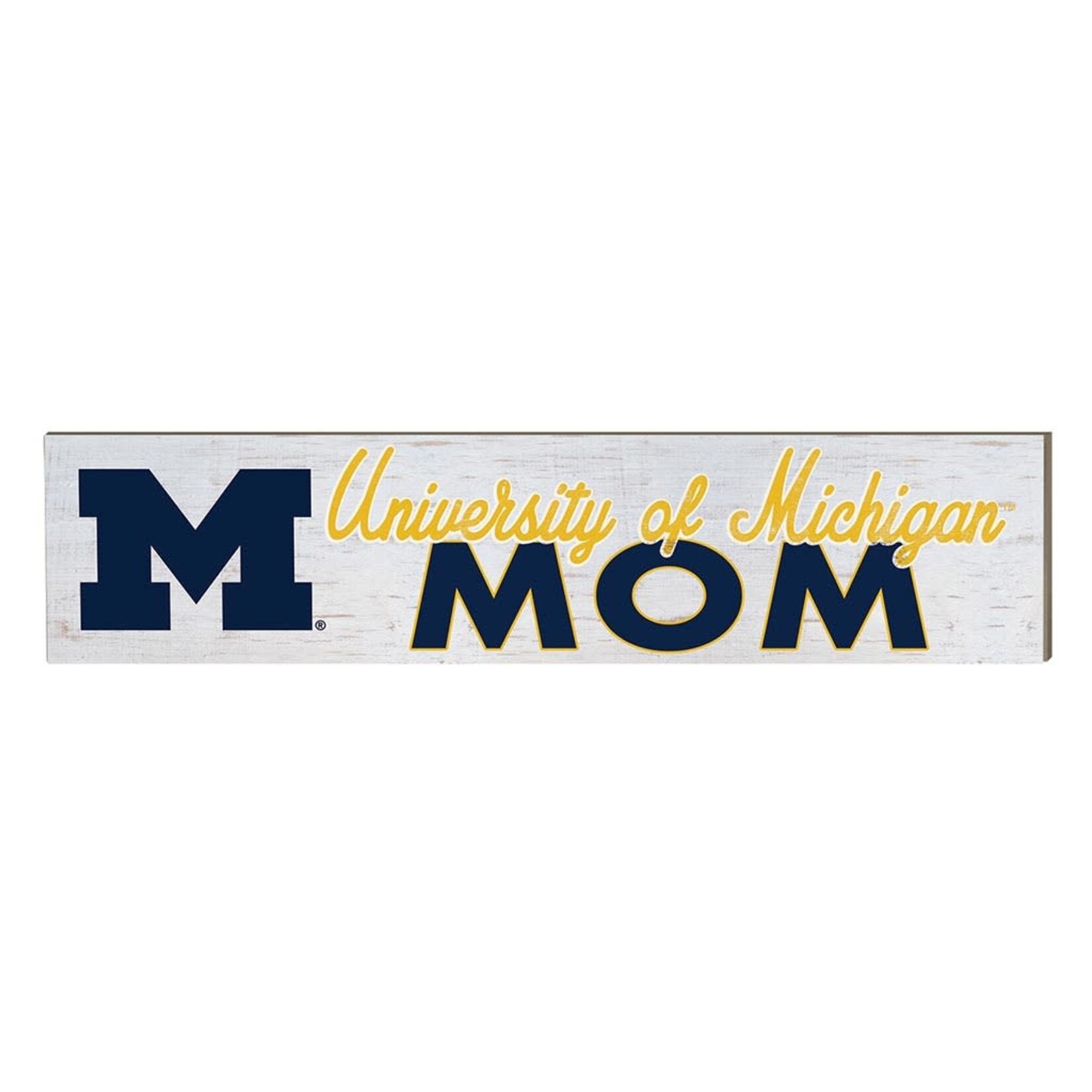 Kindred Hearts NCAA Michigan Wolverines Sign 3''x13'' Mom