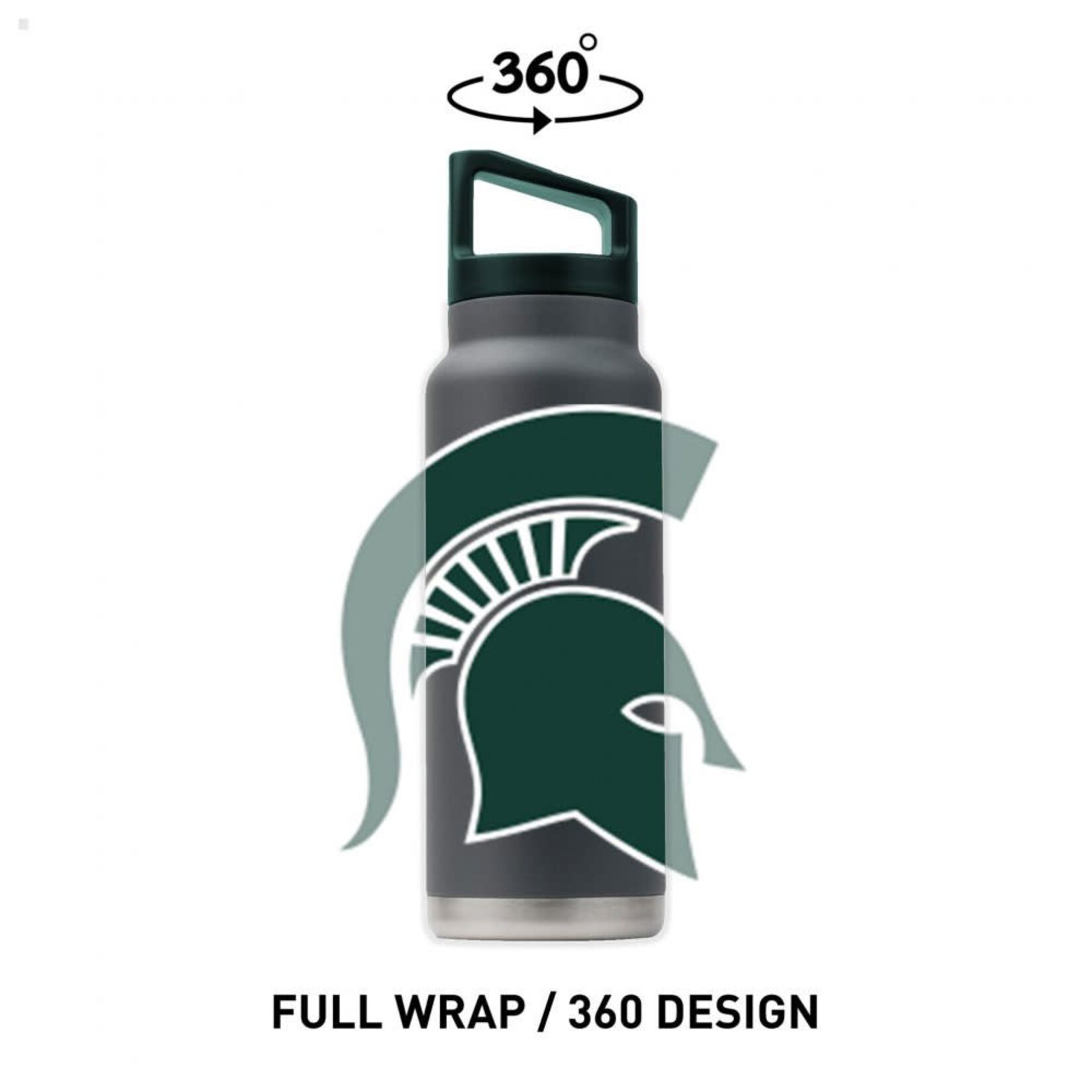 Gametime Sidekicks NCAA Michigan State University  Drinkware Bottle  40oz