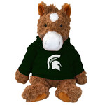Mascot Factory Michigan State Spartans Toy Cuddle Buddy Horse