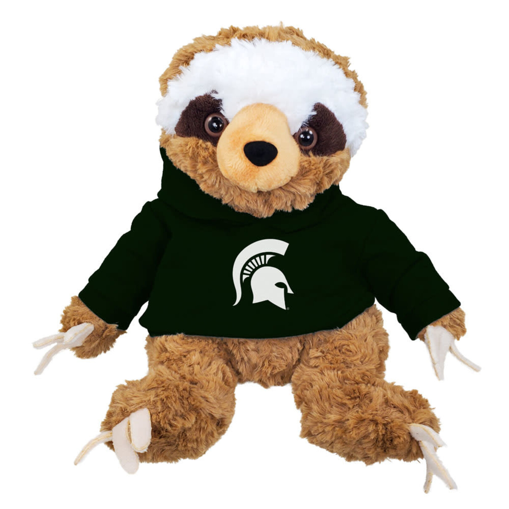 Mascot Factory NCAA Michigan State University  Toy Cuddle Buddy Sloth