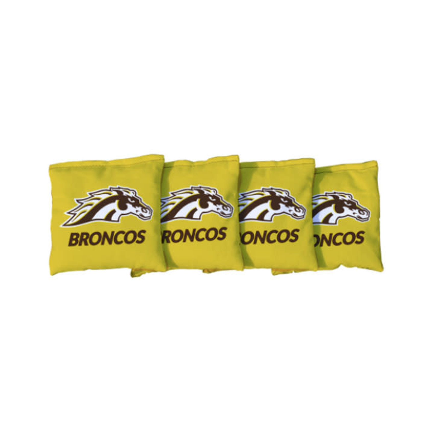 Victory Tailgate NCAA 4 Western Michigan Broncos Cornhole bags Yellow