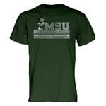 Blue 84 Michigan State Spartans Mens Shirt Tee Short Sleeve Mill Dyed Disney Mickey