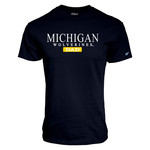 Blue 84 Michigan Wolverines Mens Shirt Tee Short Sleeve Tamarac Block Dad